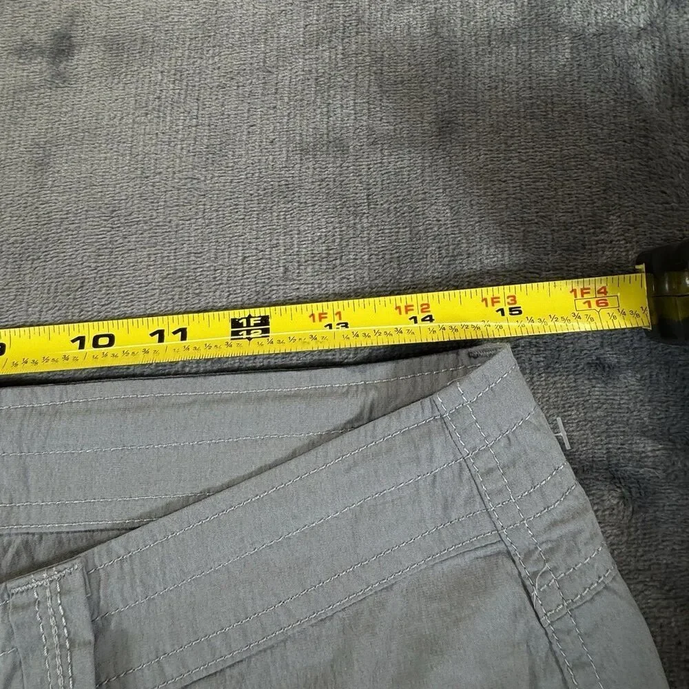 KUHL Kurve Kontra Cargo Shorts Granite 6” Ins Hiking Outdoor Lightweight NWOT
